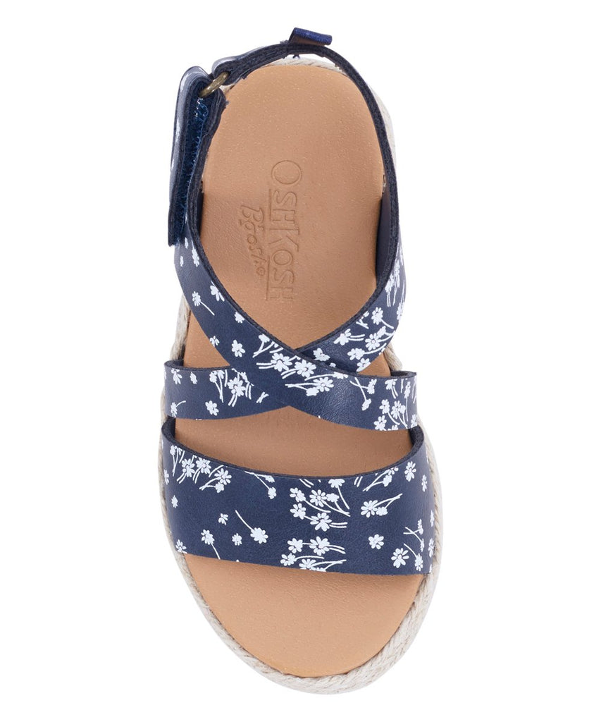 Sandales Fille OshKosh B'gosh - Taille 3 US - Motif Floral Multicolore - Très Bon état