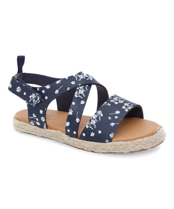 OshKosh B'gosh | Navy Floral Petal Sandal - Girls