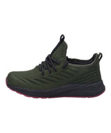 Khaki & Black Hi-Top Running