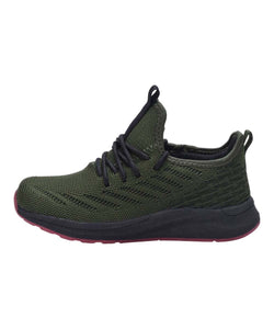 Khaki & Black Hi-Top Running