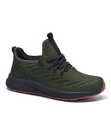 Khaki & Black Hi-Top Running