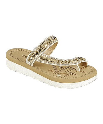 White Iria Sandal - Girls